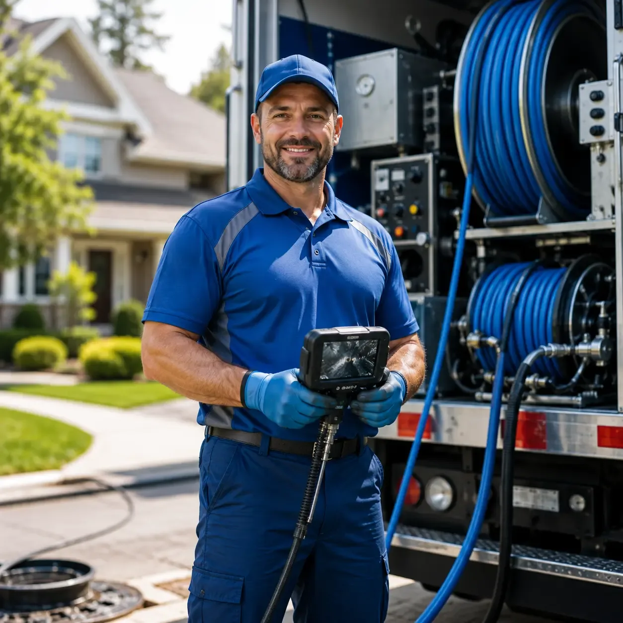 Local outdoor drain cleaning specialists in Midfield, TX
